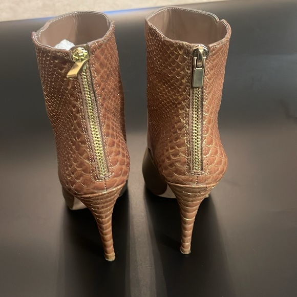 Charles David multi shades taupe/cognac booties - Picture 4 of 4
